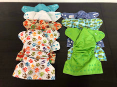 secondhand BUNDLE Cloth Diapers, One Size Pocket Style