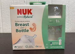 used NUK Simply Natural Bottles, 9oz, 3 Pack