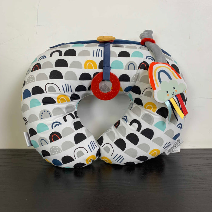used Boppy Prop & Play, Black White & Rainbow