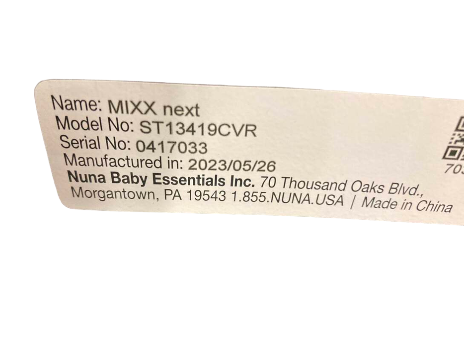 Shop Nuna MIXX Next Stroller, 2023, Caviar at Goodbuygears