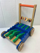 used Melissa & Doug Deluxe Chomp and Clack Alligator Wooden Push Toy And Activity Walker