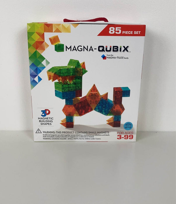 used Magna-Tiles Qubix 85 Piece Set