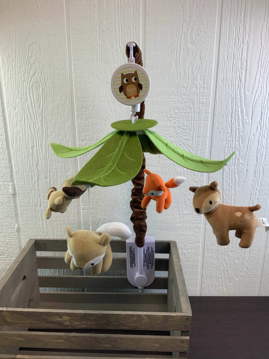 Shop Lambs & Ivy Echo Beige Woodland Animals Musical Crib Mobile at Goodbuygears