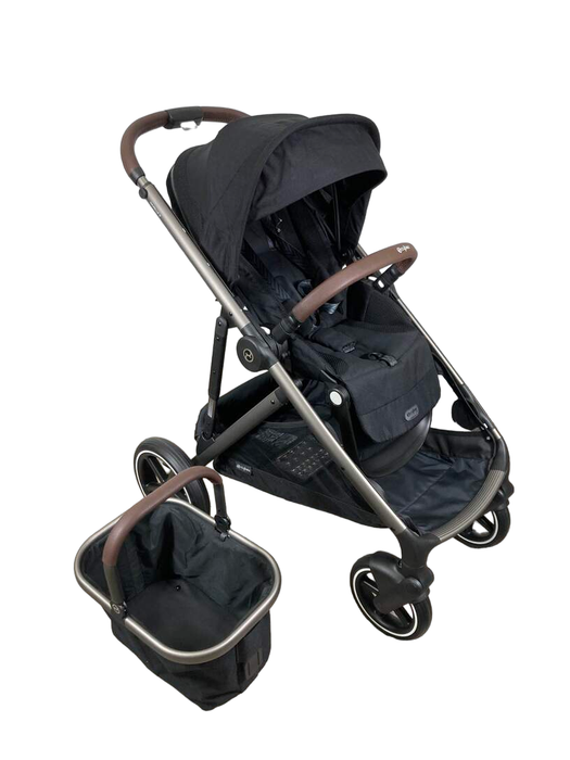 Shop Cybex Gazelle S Modular Stroller, 2023, Taupe Frame, Moon Black at Goodbuygears