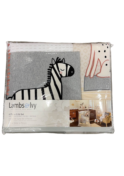 Shop Lambs & Ivy Four Piece Crib Set, Baby Jungle at Goodbuygears