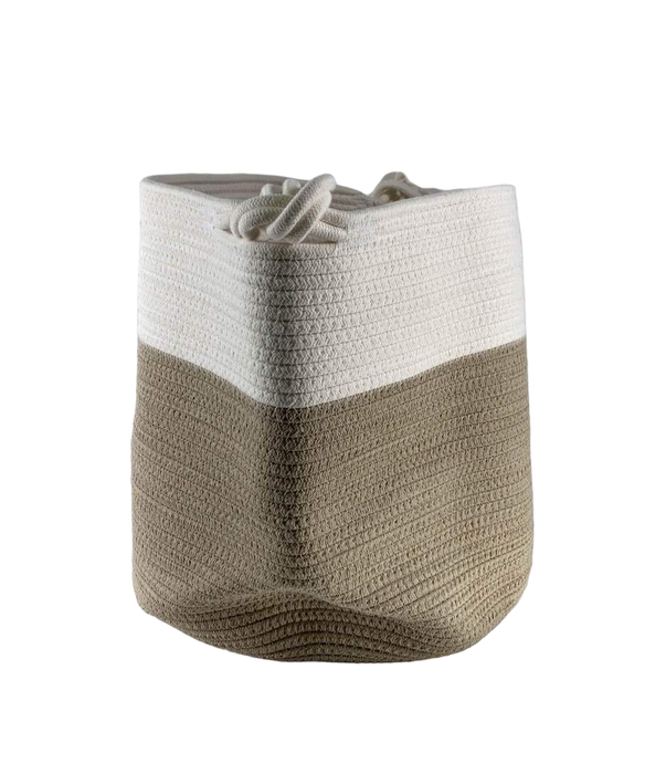 Shop Parker Baby Co. Rope Storage Basket, Round, Cream/Beige at Goodbuygears
