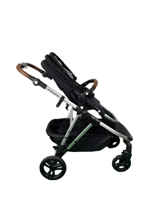 Shop Mockingbird Single to Double 2.0 Stroller, 2023, Silver with Penny Leather, Watercolor Drops, Black at Goodbuygears