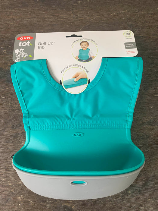 used OXO Tot Roll Up Bib
