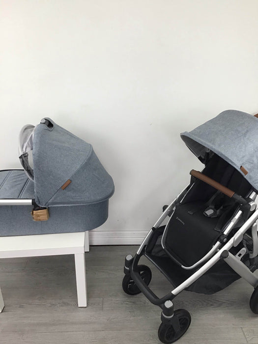 Shop UPPAbaby VISTA V2 Stroller, Gregory (Blue Melange) at Goodbuygears