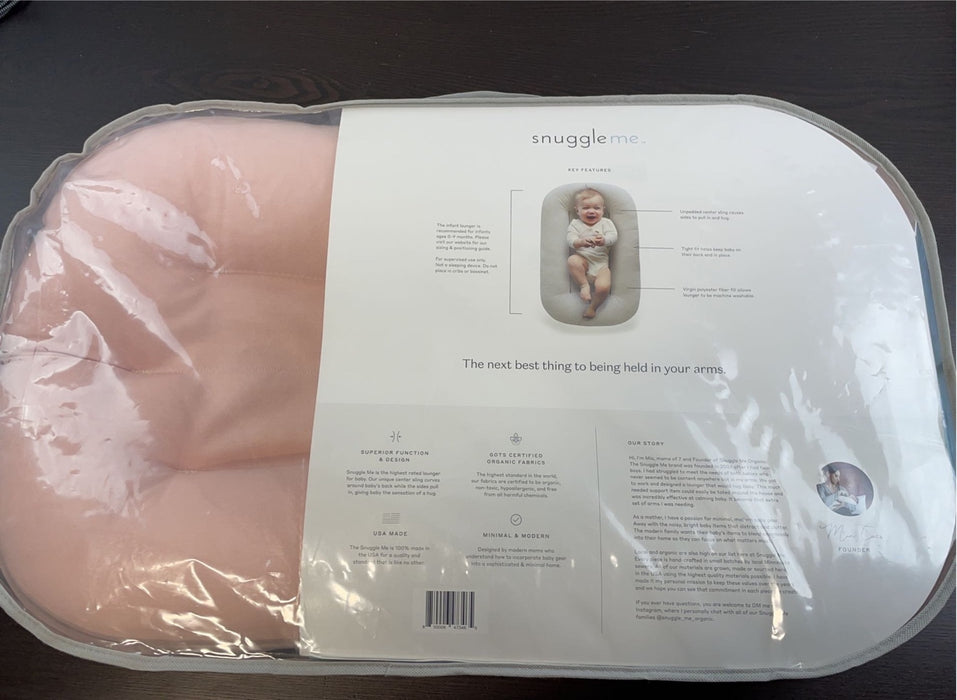 Shop Snuggle Me Organic Infant Lounger, Sugar Plum at Goodbuygears