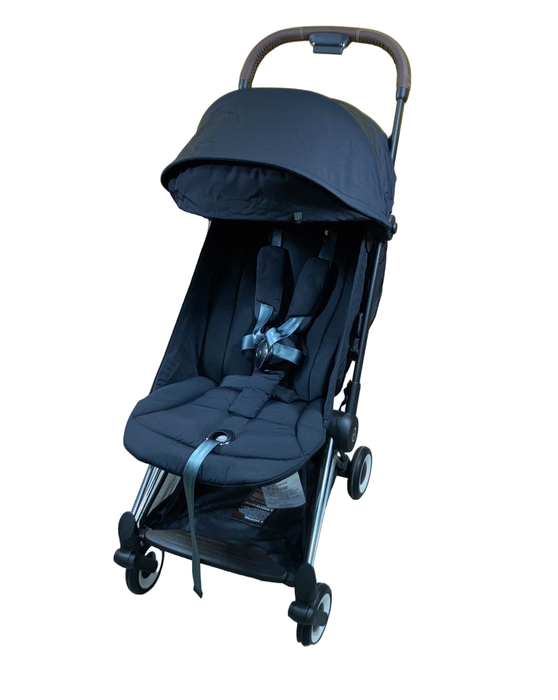 Shop Cybex Coya Stroller, 2023, Chrome, Sepia Black at Goodbuygears