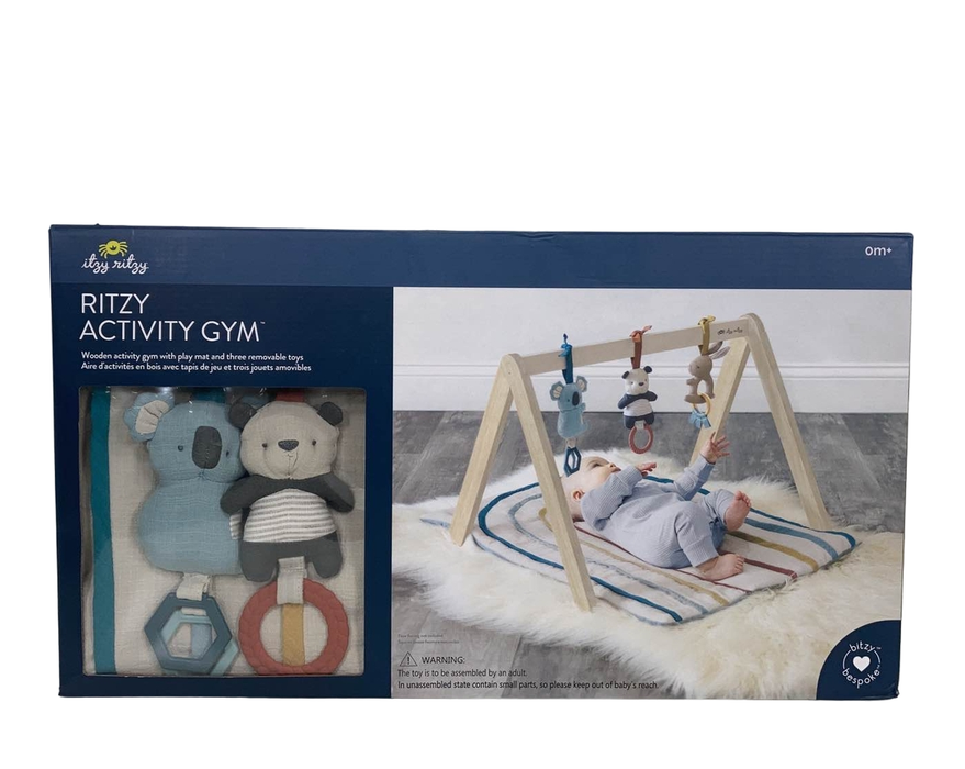 Shop Itzy Ritzy Wooden Activity Gym Playmat With Hanging Toys at Goodbuygears