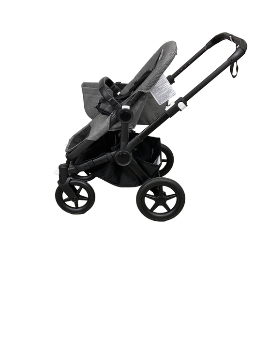 Shop Bugaboo Donkey 5 Mono Stroller, 2022, Black, Grey Melange, without Canopy at Goodbuygears