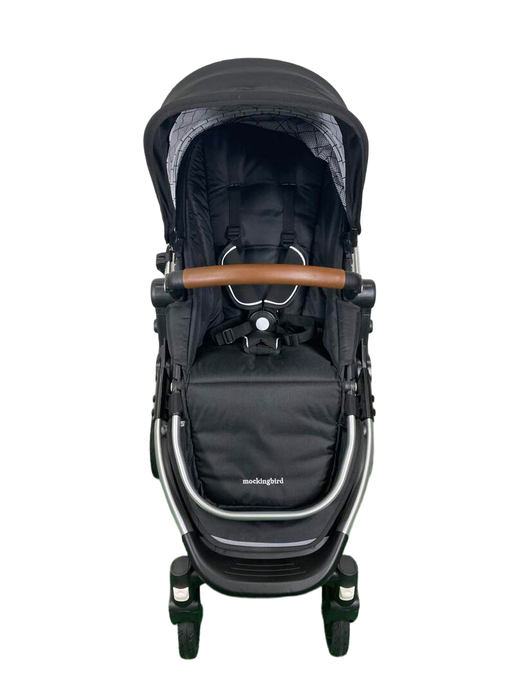 Shop Mockingbird Single 2.0 Stroller, 2023, Silver with Penny Leather, Windowpane, Black at Goodbuygears