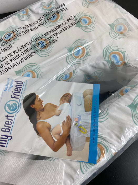 used My Brest Friend Nursing Pillow, - Peacock