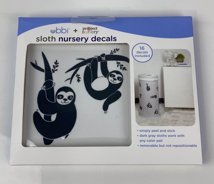 Shop Ubbi Diaper Pail Decals, Sloth at Goodbuygears
