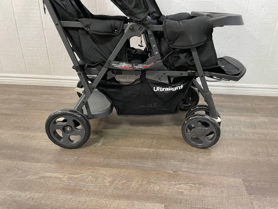 Shop Joovy Caboose Too Ultralight Graphite Sit And Stand Double Stroller, Black, 2021 at Goodbuygears