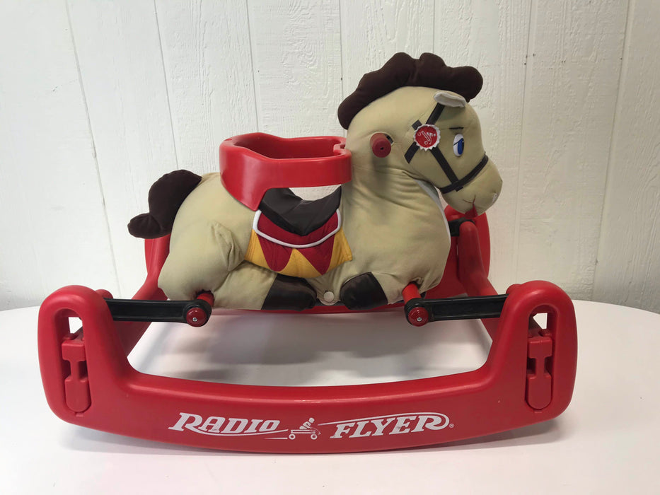 secondhand Radio Flyer Soft Rock & Bounce Pony With Sounds