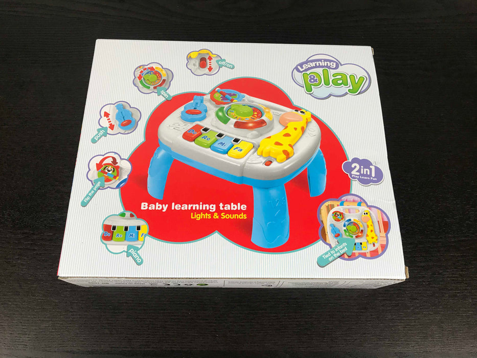 used Learn & Play Musical Activity Learning Table