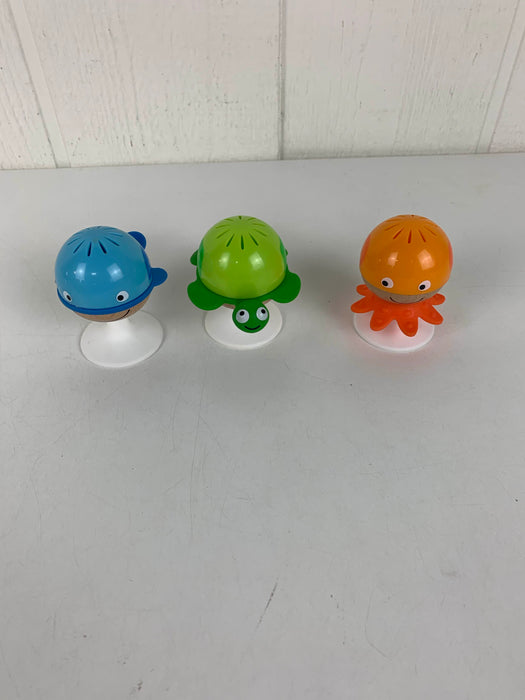used Hape Put-Stay Rattle Set