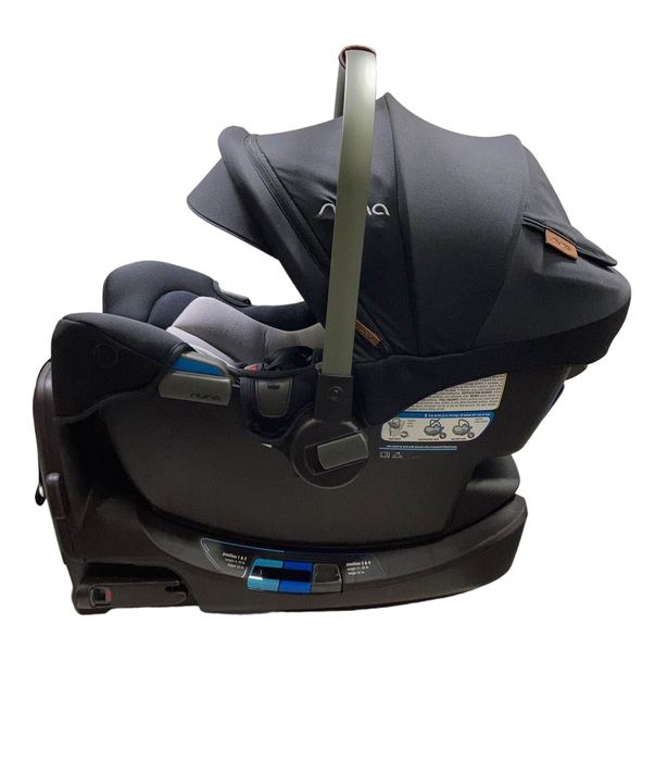 Shop Nuna PIPA rx Infant Car Seat with RELX Base, 2023, Caviar at Goodbuygears