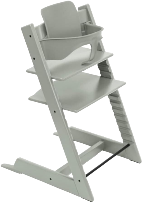 Shop Stokke Tripp Trapp High Chair With Baby Set, Glacier Green at Goodbuygears