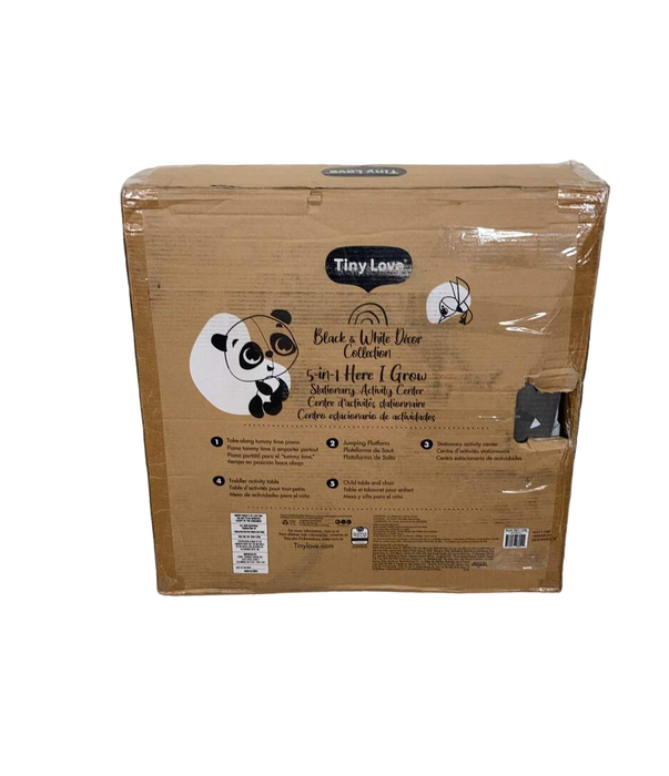 Shop Tiny Love 5-in-1 Stationary Activity Center, Black & White at Goodbuygears