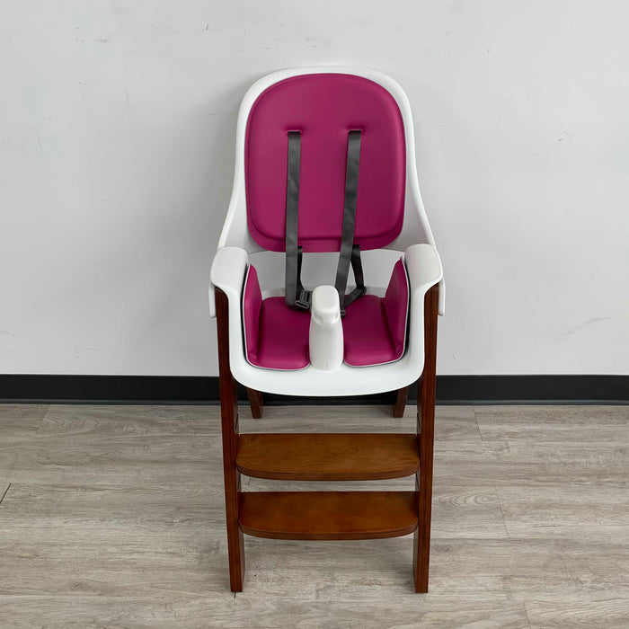 secondhand OXO Tot Sprout High Chair, Pink/Walnut