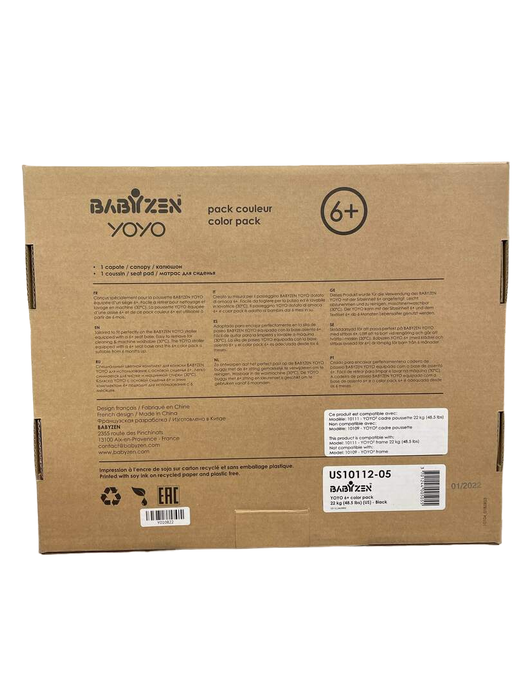 Shop Babyzen YOYO 6+ Color Pack, Black at Goodbuygears
