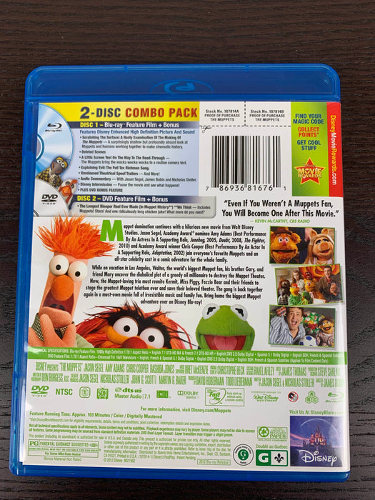 secondhand The Muppets Blu-ray/DVD