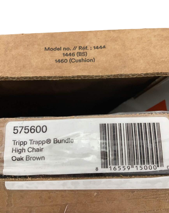 Shop Stokke Tripp Trapp High Chair With Baby Set, Oak Brown at Goodbuygears