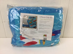 used Olive Kids Trains, Planes, & Trucks 3 Piece Crib Bedding