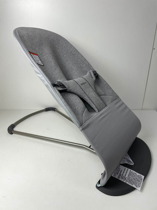 Shop BabyBjorn Bouncer Bliss, Light Grey, 3D Jersey at Goodbuygears