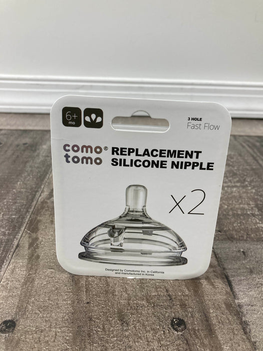 secondhand Comotomo Replacement Fast Flow Nipples