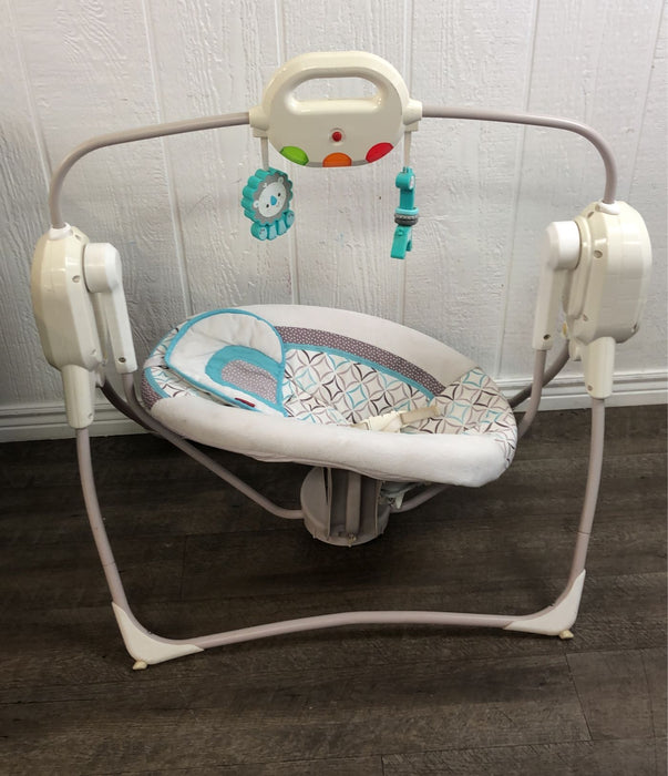 Shop Fisher Price Power Plus Space Saver Cradle ‘n Swing at Goodbuygears
