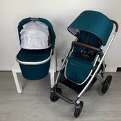 Shop UPPAbaby VISTA V2 Stroller, Finn (Deep Sea) at Goodbuygears