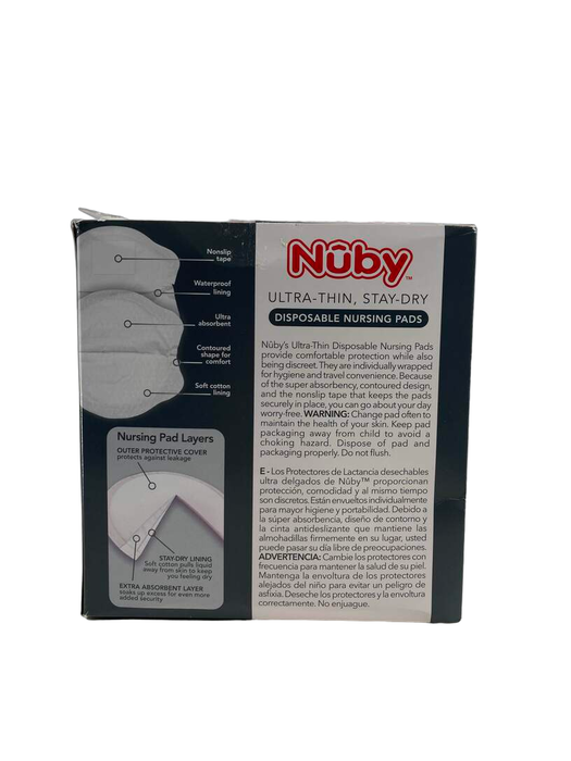 secondhand Nuby Stay-Dry Disposable Breast Pads