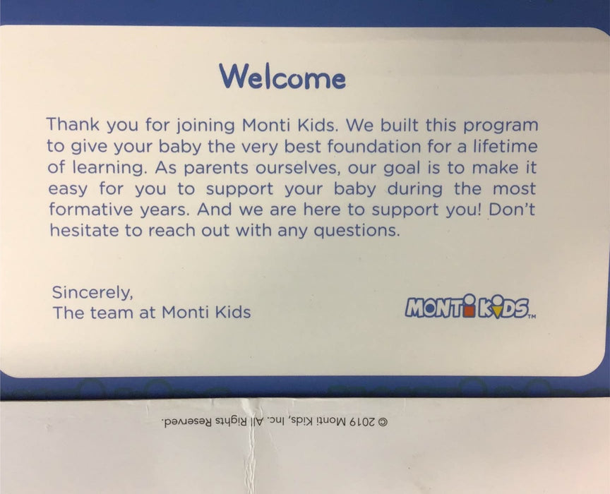 secondhand Monti Kids Level 3 Montessori Box