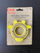 used Nuby Wood And Silicone Teether