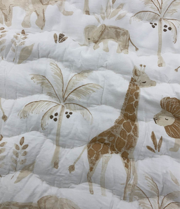 Shop Crane Baby Cotton Quilted Play Mat, Kendi (Safari Animal) at Goodbuygears
