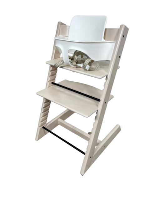 Shop Stokke Tripp Trapp Complete High Chair, Whitewash, Nordic Grey, 1 at Goodbuygears