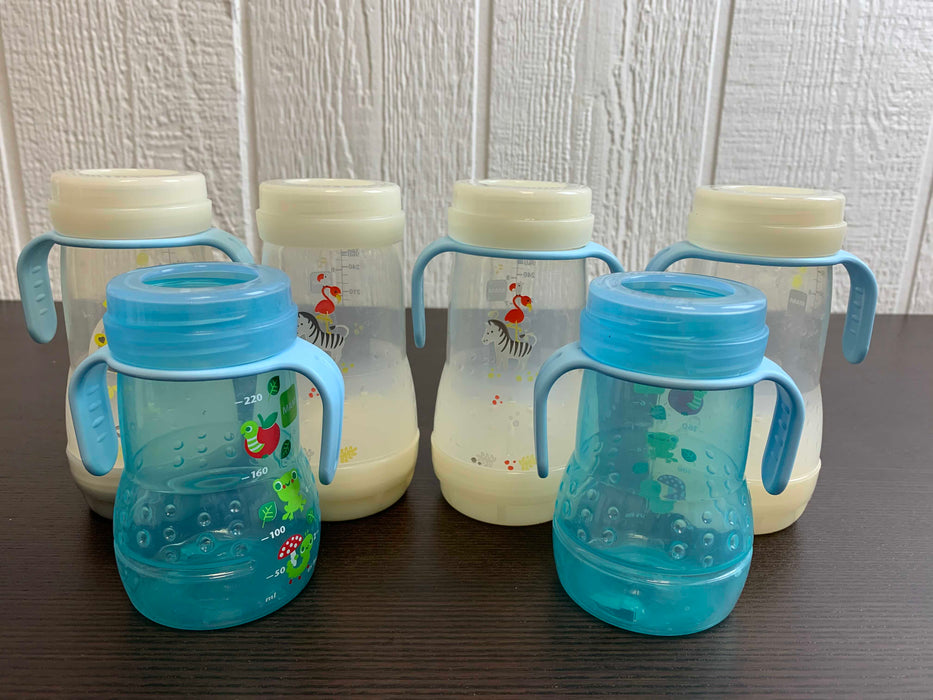 used BUNDLE MAM Baby Bottles