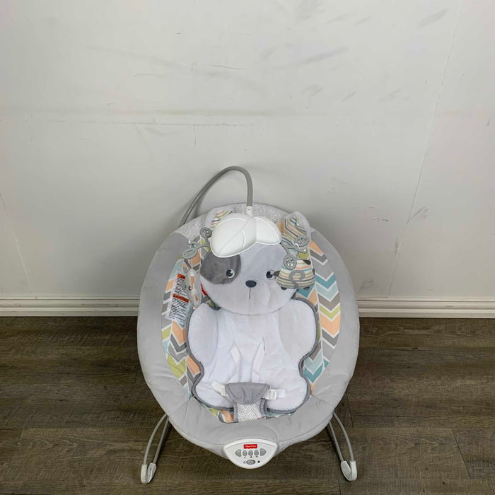 secondhand Fisher Price Deluxe Bouncer, My Little Snugapuppy