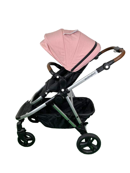 Shop Mockingbird Single to Double 2.0 Stroller, 2023, Silver with Penny Leather, Windowpane, Bloom at Goodbuygears
