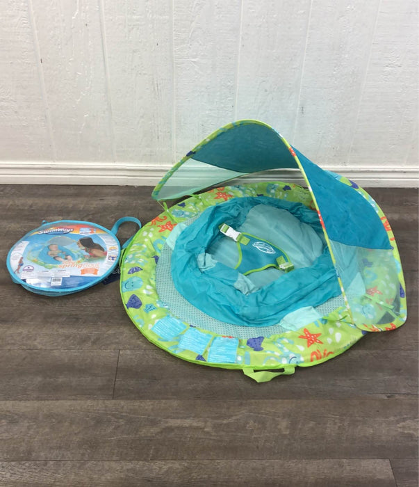 used SwimWays Baby Spring Float with Sun Canopy