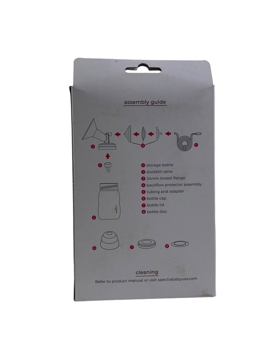 secondhand Spectra Baby 24mm Premium Breast Pump Accessory Kit