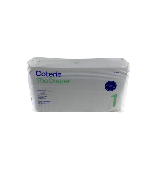 Shop Coterie Size 1 Diapers, 33 Count at Goodbuygears