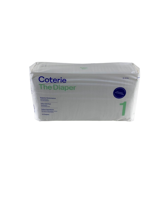 Shop Coterie Size 1 Diapers, 33 Count at Goodbuygears