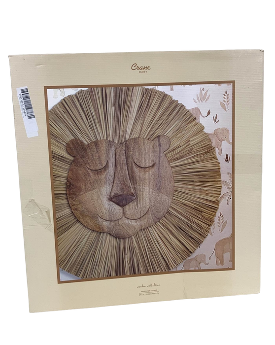 Shop Crane Baby Handcrafted Wood Wall Decor, Lion at Goodbuygears