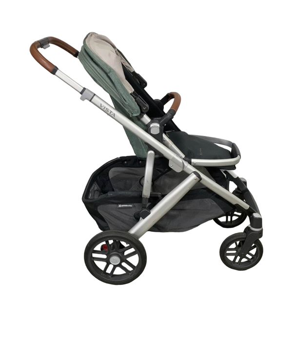 Shop UPPAbaby VISTA V2 Stroller, 2021, Emmett (Green Melange) at Goodbuygears